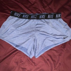 Nike dri-fit blue shorts